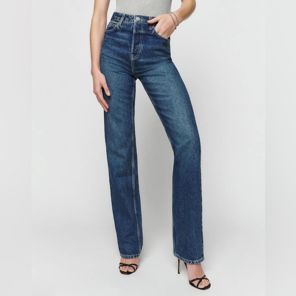 Reformation Cynthia High Rise Straight Jean